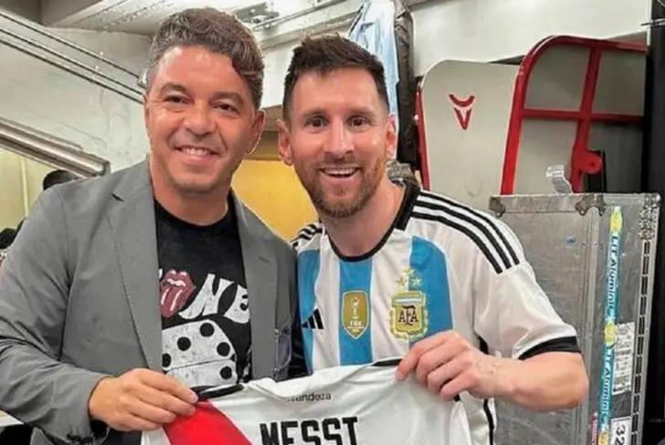 Messi y Gallardo