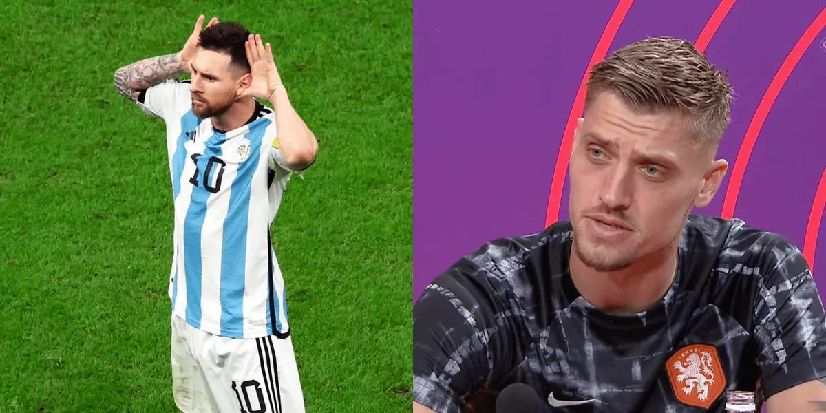 Andries Noppert fue humillado por el capitán de la selección argentina, quien le marcó dos tantos de penal