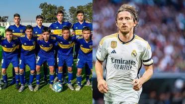 Boca y Modric.