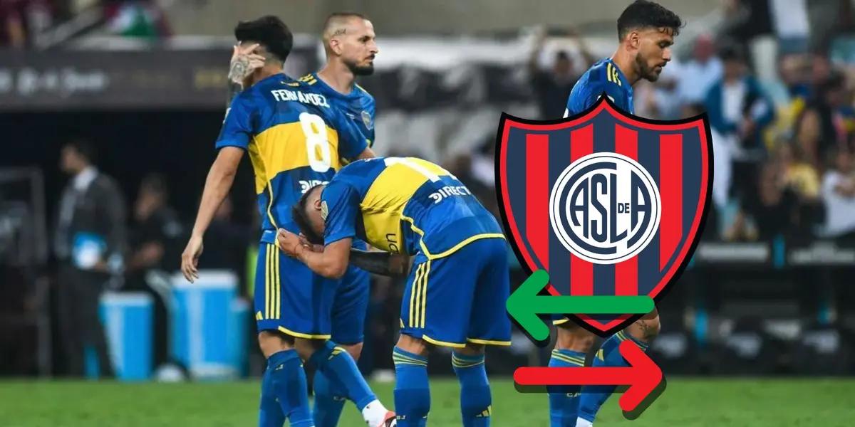 Boca y San Lorenzo.