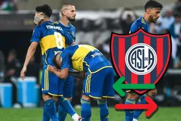 Boca y San Lorenzo.