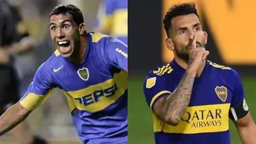 Carlos Tévez en Boca.