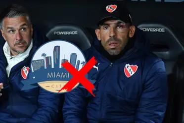 Carlos Tévez perdió la posbilidad de hacer la pretemporada en Miami