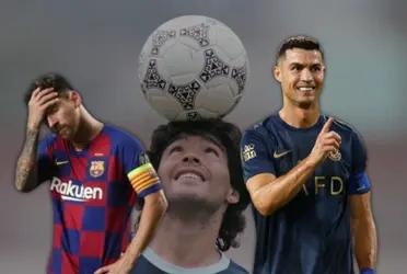 Cristiano Ronaldo logró una distinción en honor a Maradona, por encima de Messi.