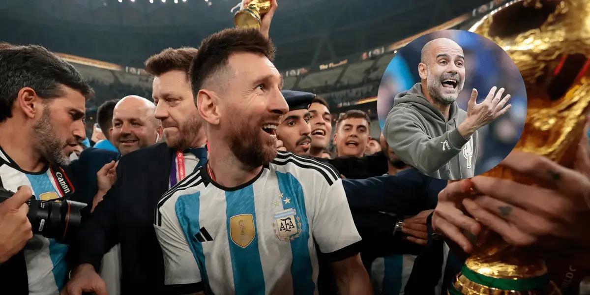 El actual entrenador de Julián Álvarez no ocultó su admiración por el capitán de Argentina