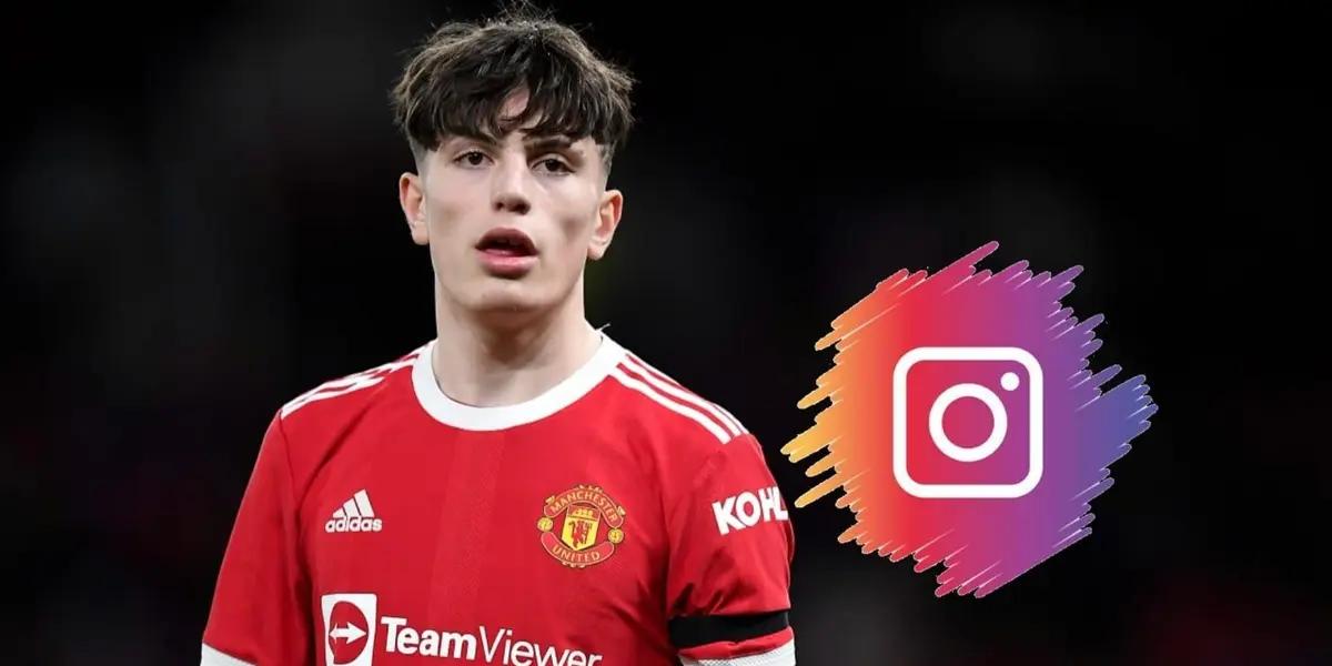 El atacante del Manchester United subió una historia a su cuenta de Instagram luego del triunfo de la Selección Argentina.