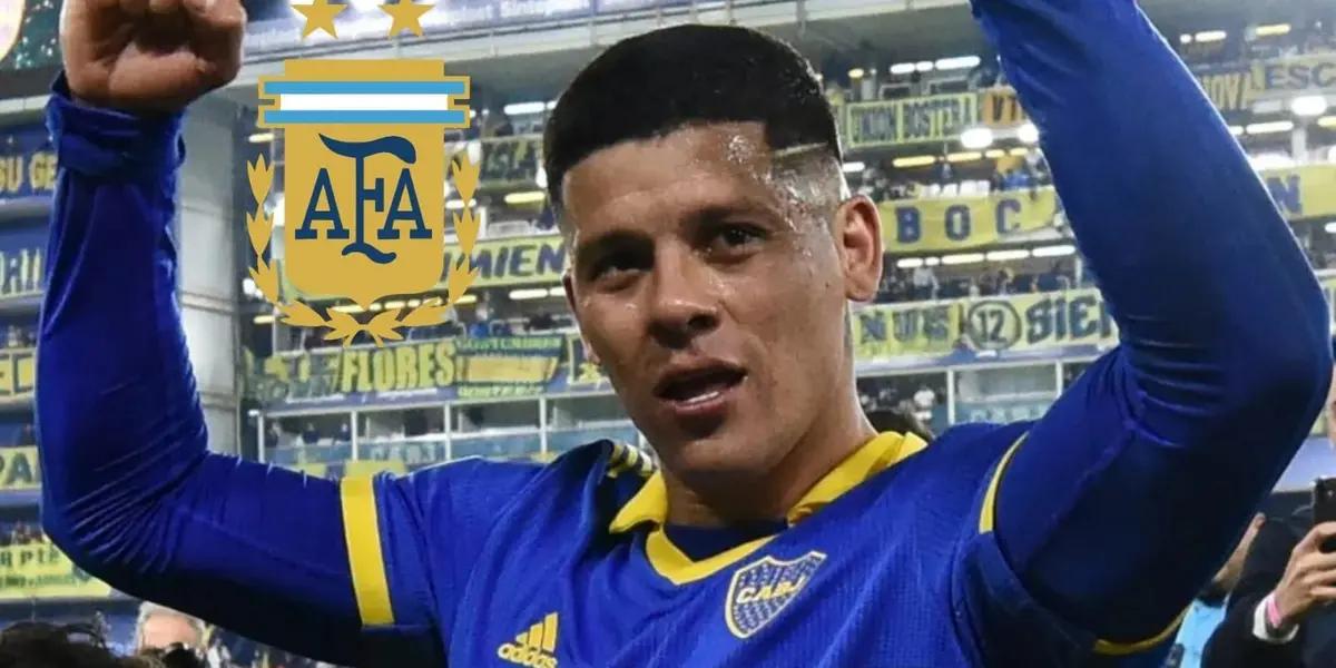 El capitán de Boca, que jugó dos mundiales con la albiceleste, le dedicó un posteo a un ex compañero que está jugando a copa.