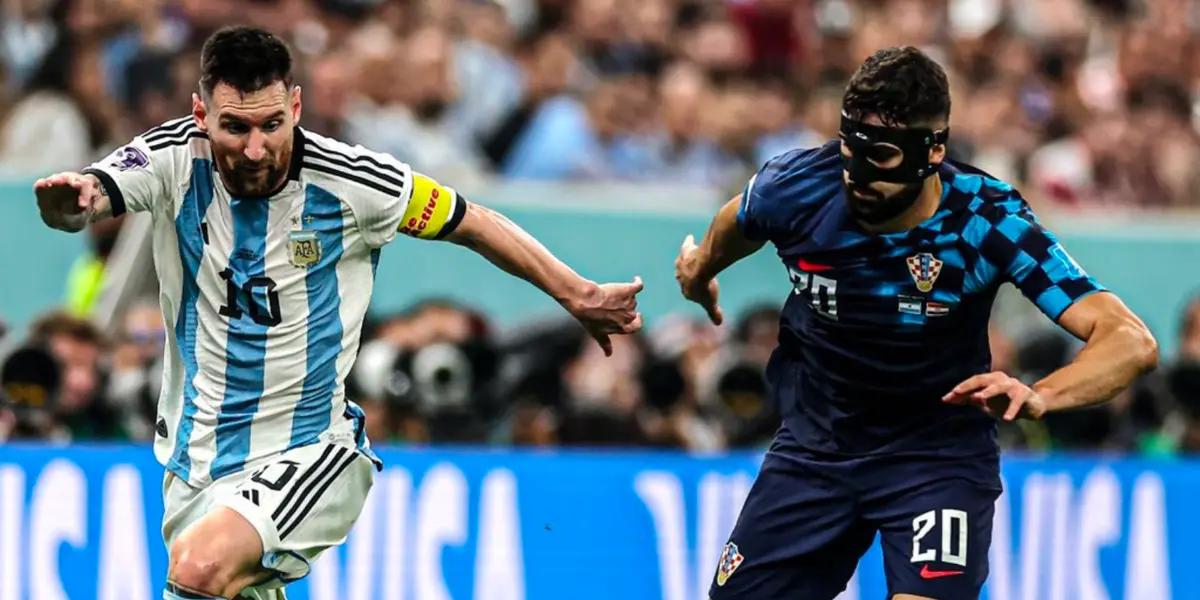 El capitán de la Selección dejó retratado al joven zaguero, quien admira al máximo ganador del Balón de Oro