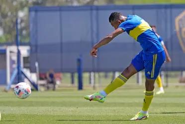 El colombiano volvió a jugar en Reserva en el empate 1 a 1 ante Gimnasia en Casa Amarilla. 