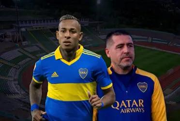 El delantero colombiano reapareció con un posteo en sus redes sociales tras su polémica salida de Boca.