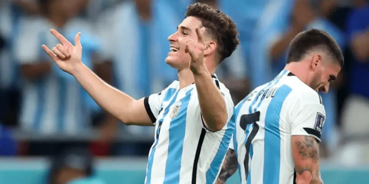 El delantero viene siendo la revelación de la selección argentina en el Mundial de Qatar