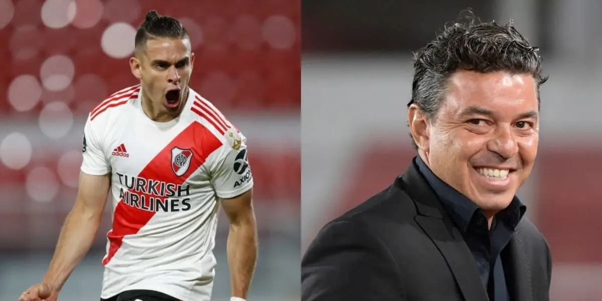 El director técnico de River Plate le hizo un pedido especial al delantero colombiano para vencer al Xeneize.