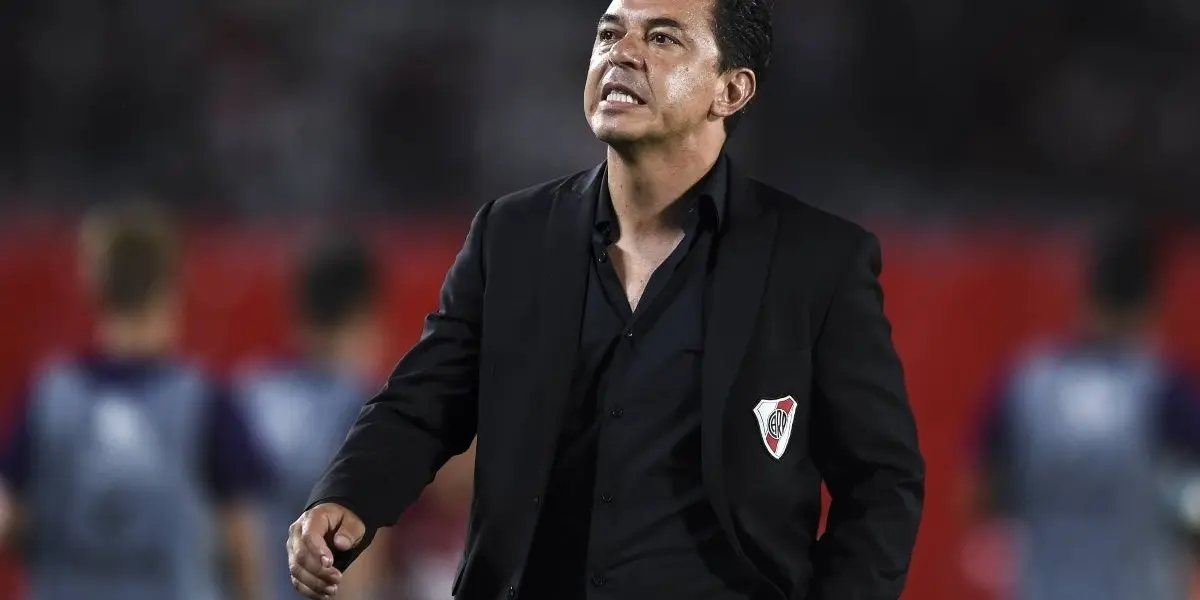 El director técnico del Millonario explotó por una situación puntual del partido.
