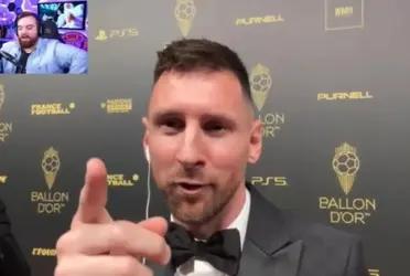 El enojo de Messi con Ibai podría ganar un premio