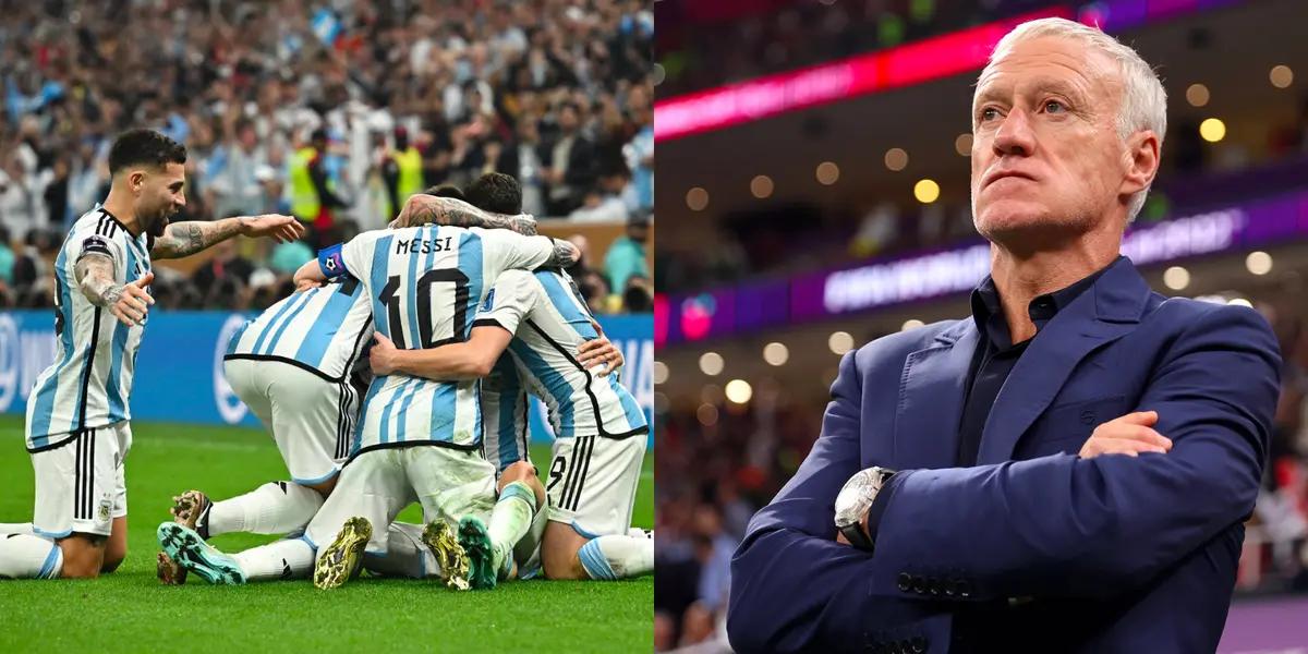 El entrenador de Francia se refirió a la derrota en el Mundial de Qatar contra la Albiceleste