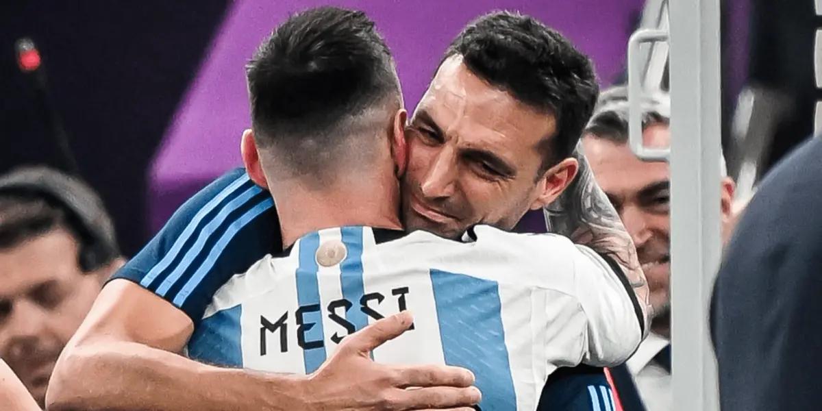 El entrenador de la selección argentina comentó que no tiene dudas en que Messi es el mejor de la historia