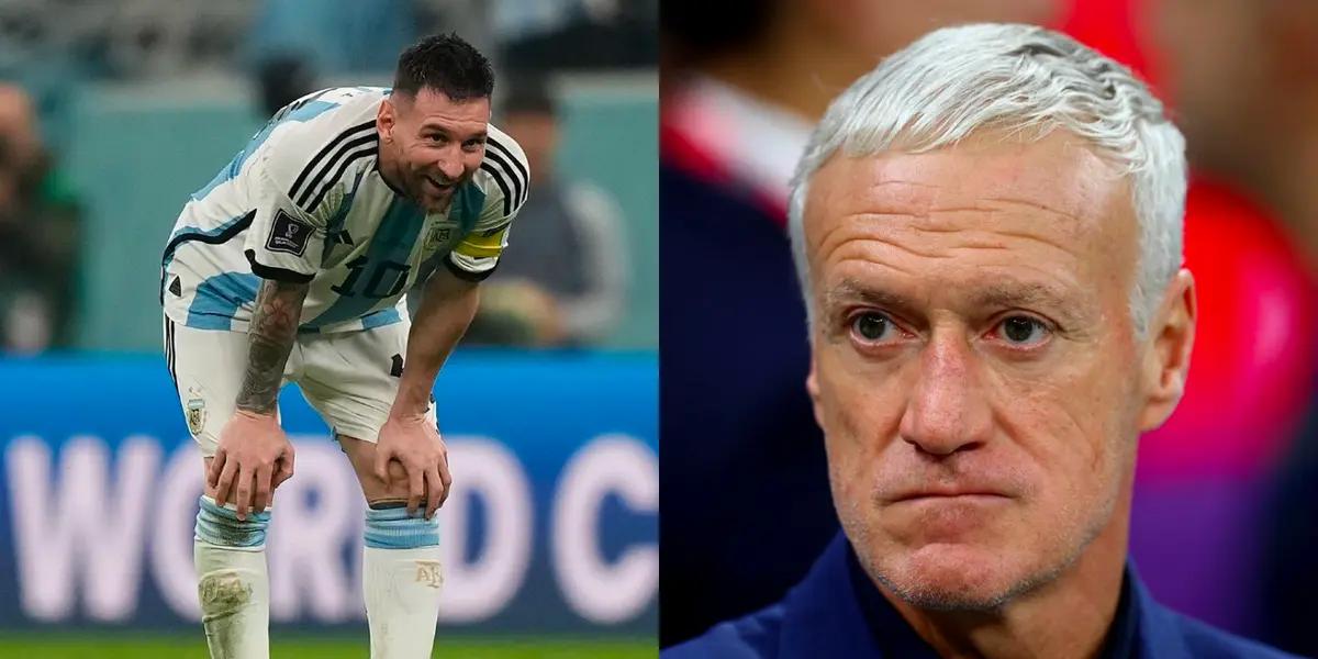 El entrenador de la selección francesa habló sobre la diferencia que hay entre el Messi de 2018 con el de Qatar