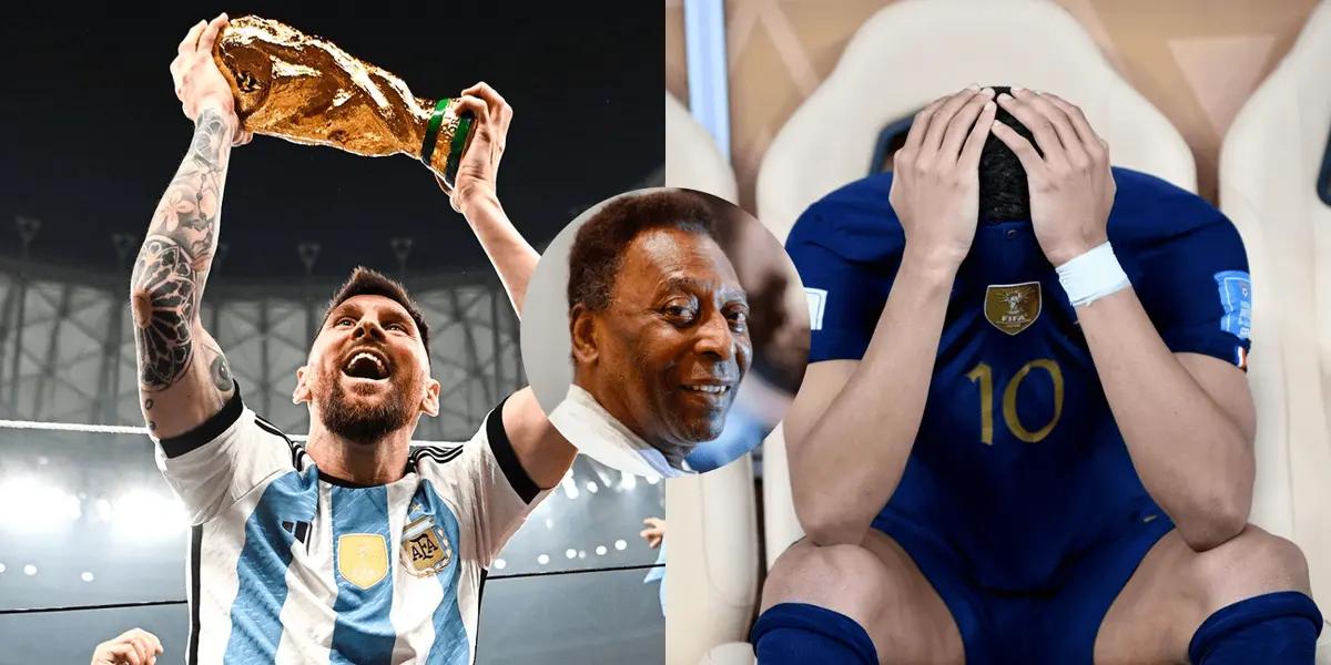 El ganador de tres Mundiales estuvo pendiente de la gran final entre Argentina y Francia