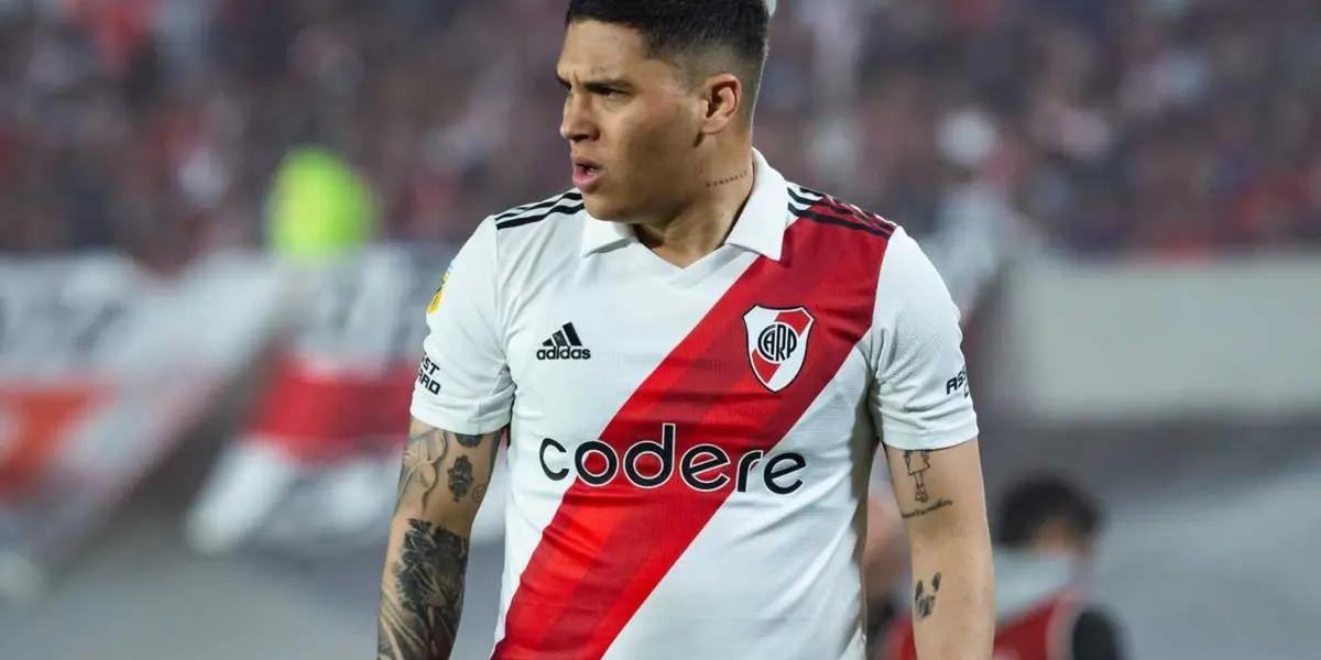 El jugador colombiano realizó un posteo particular que encendió las alarmas en el Millonario.