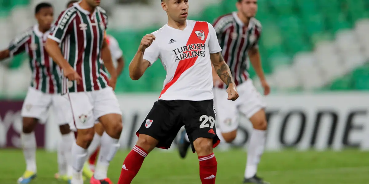 El lateral derecho convirtió de penal el 1-0 ante Fluminense por Copa Libertadores.