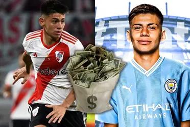 El Manchester City terminó haciendo un negocio redondo por el pase del joven de 18 años.