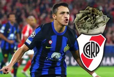 El Millonario quiere fichar al delantero chileno del Inter de Italia e impacta.