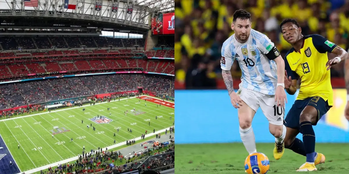 El NGR Stadium se prepara para recibir a Argentina vs Ecuador