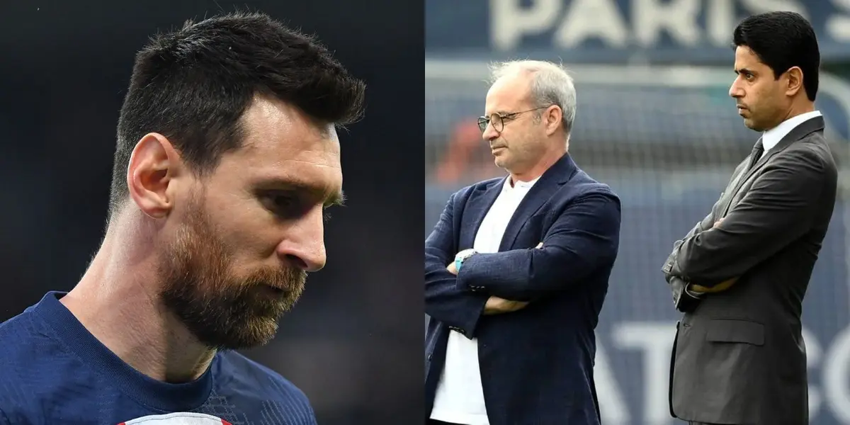 El presidente y el director deportivo del PSG estrecharon lazos luego de tomar una medida conjunta contra Lionel.