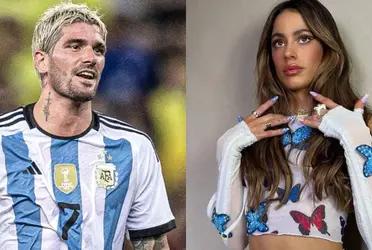 El volante de la Selección Argentina hizo una enigmática dedicatoria tras el triunfo sobre Brasil.