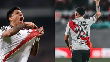 Enzo Pérez y Juanfer Quintero 