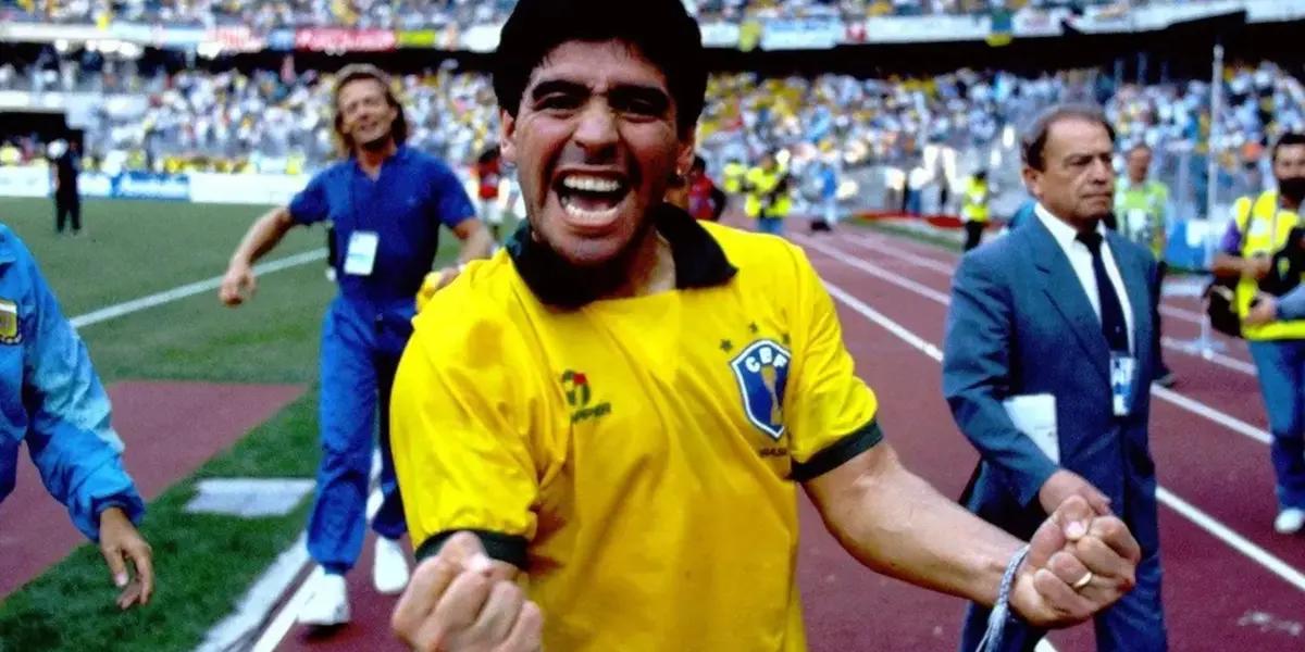 Este crack de Brasil le realizó un enorme tributo a Diego Maradona.