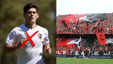 Franco Díaz fue excluido de la convocatoria de Newell's