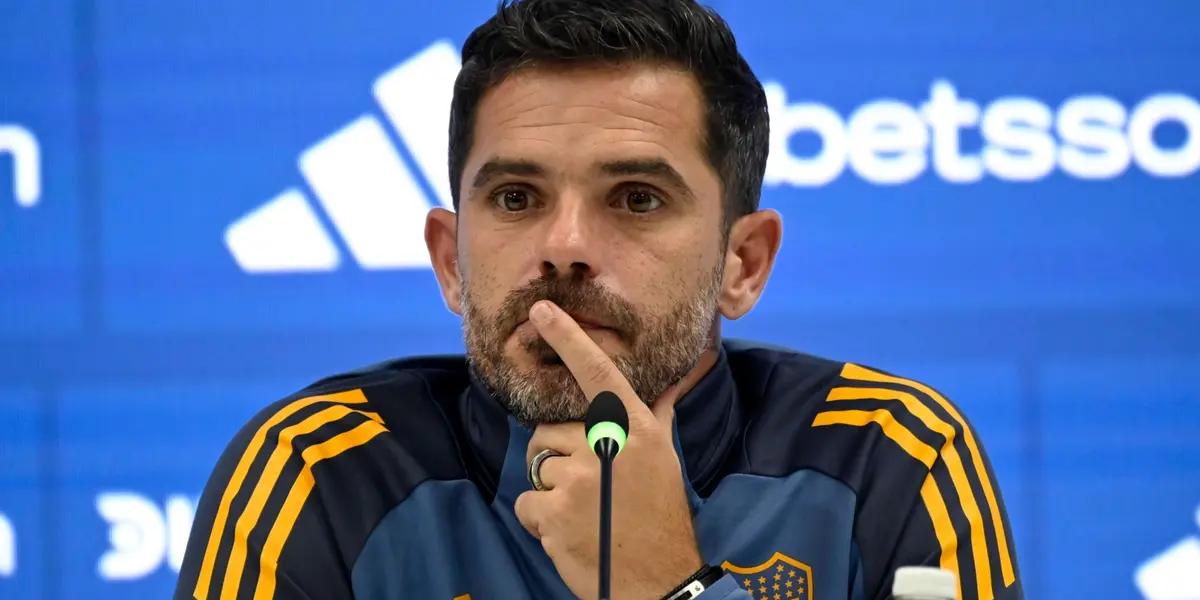 Gago ante su primera gran decisión en Boca (Foto Baires).