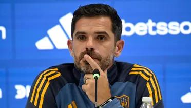 Gago ante su primera gran decisión en Boca (Foto Baires).