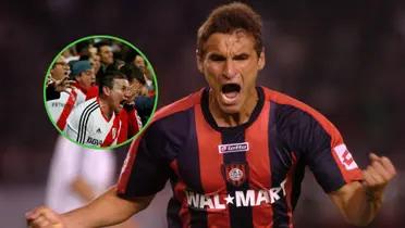 Gonzalo Bergessio grita uno de los goles en la noche del Silencio Atroz con San Lorenzo.