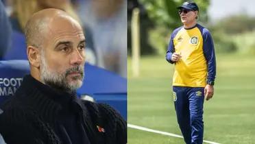 Guardiola y Holan