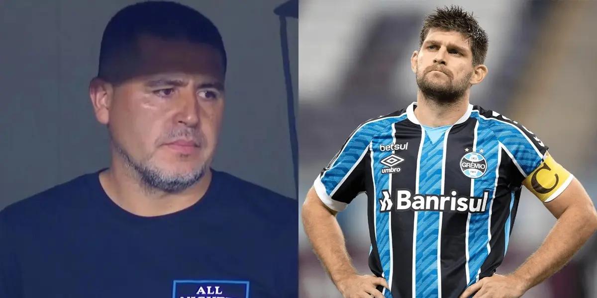 Hace pocas hora, el ex San Lorenzo acordó renovar con el Gremio, y por eso ya apunta para otro lado.