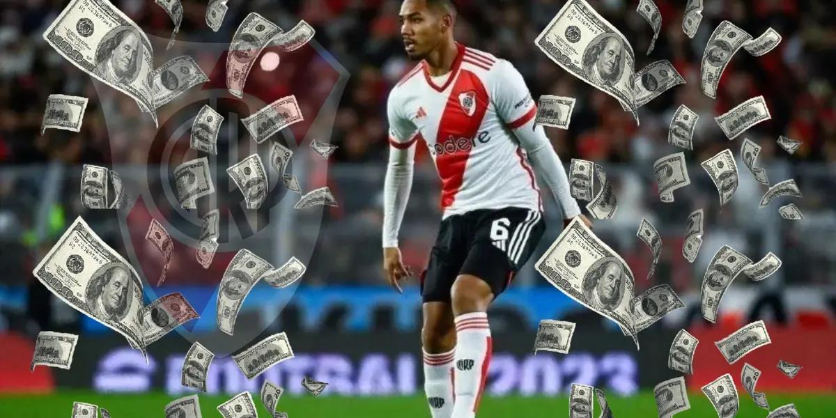 Héctor Martínez con River.