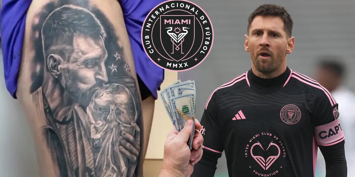 Inter Miami quiere a un argentino que tiene tatuado a Messi