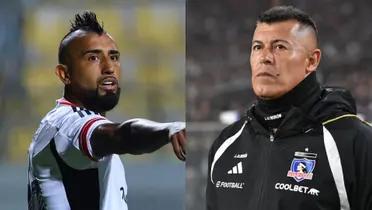 Jorge Almirón y Arturo Vidal