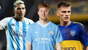 Juan Fernando Quintero, Kevin De Bruyne y Kevin Zenón