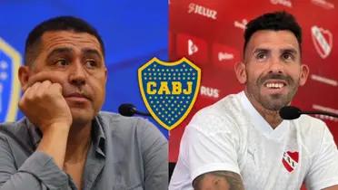 Juan Román Riquelme y Carlos Tévez..