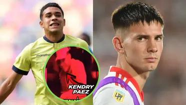 Kendry Paez y Mastantuono.