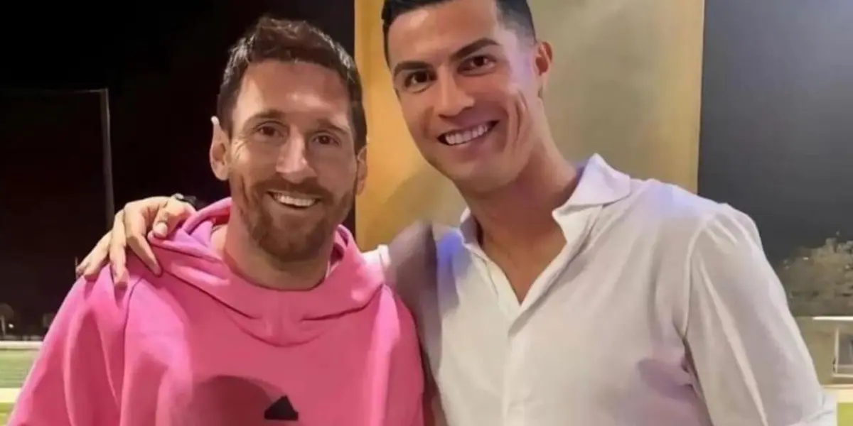 La verdad detrás de la foto entre Messi y Cristiano Ronaldo