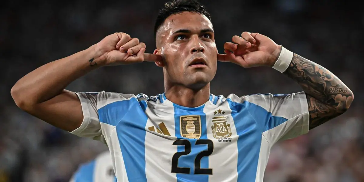(VIDEO) Presente único, el golazo de Lautaro Martínez para el 1-0 de Argentina 