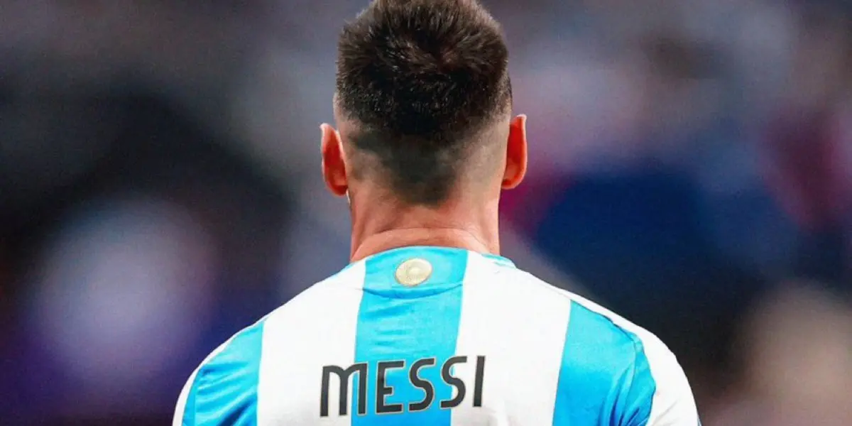 Lionel Messi jugando en Argentina