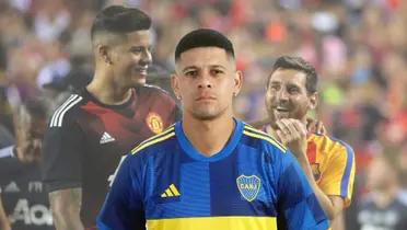 Marcos Rojo le mandó un mensaje a Messi tras el triunfo de Boca