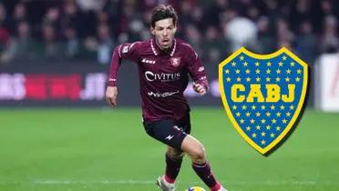 Martegani en acción con Salernitana.