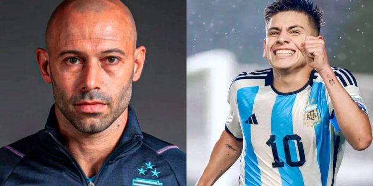 La traición de Javier Mascherano a Echeverri en el Argentina vs Marruecos por Juegos Olímpicos