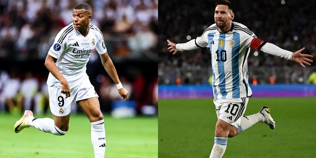 Mbappé y Messi